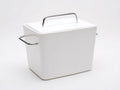 Scatola isolata All'aperto 42×34×36 cm - plastica bianca - contenitore termico rettangolare con coperchio