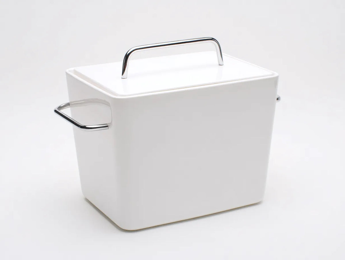 Scatola isolata All'aperto 42×34×36 cm - plastica bianca - contenitore termico rettangolare con coperchio