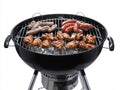 Griglia per barbecue All'aperto 62×62×78 cm - metallo nero - struttura rotonda rialzata