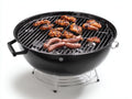 Griglia per barbecue All'aperto 60×60×35 cm - metallo nero - braciere rotondo compatto